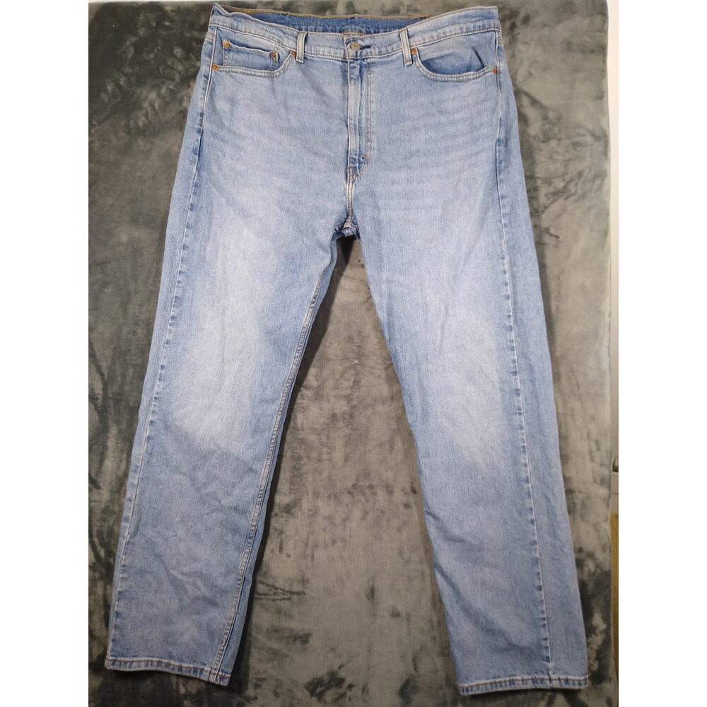 Levis Jeans Mens 505 40x32 Blue Regular Straight Denim